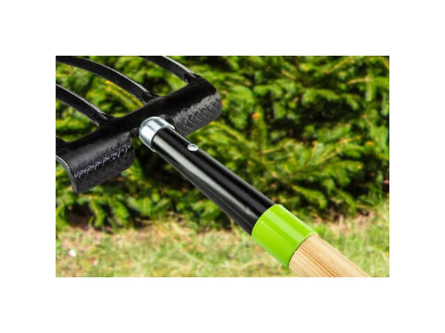 Вила Verto для копання, руків'ятка дерев'яна D-подібна, 127см. (15G041) - Фото 2