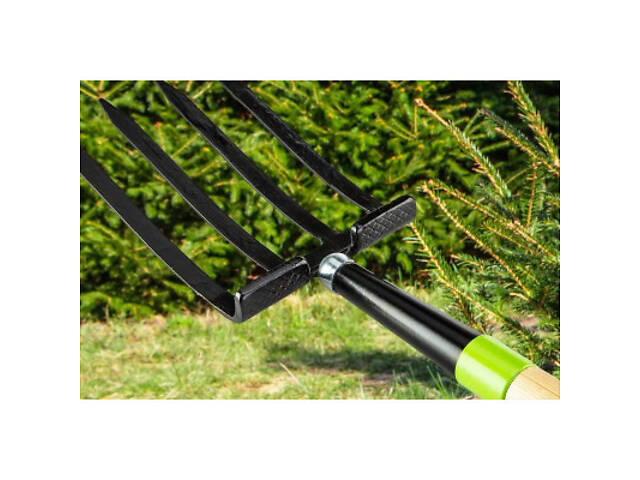 Вила Verto для копання, руків'ятка дерев'яна D-подібна, 127см. (15G041) - Фото 5