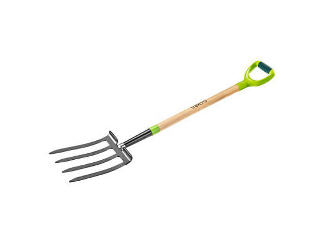 Вила Verto для копання, руків'ятка дерев'яна D-подібна, 127см. (15G041) - Фото 6