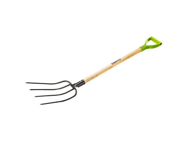 Вила Verto рукоятка дерев'яна D-подібна, 126.5см. (15G040) - Фото 1