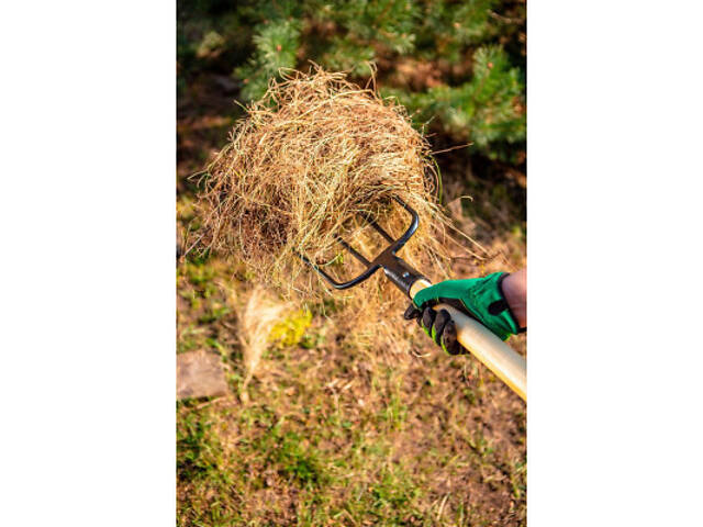 Вила Verto рукоятка дерев'яна D-подібна, 126.5см. (15G040) - Фото 2