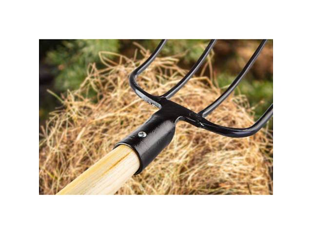 Вила Verto рукоятка дерев'яна D-подібна, 126.5см. (15G040) - Фото 3