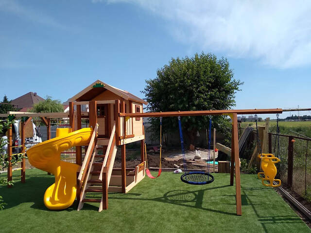 Винтовой спуск пластиковый Турция высота 150 см - Фото 7