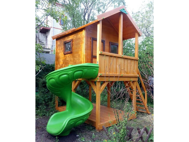 Винтовой спуск пластиковый Турция высота 150 см - Фото 2