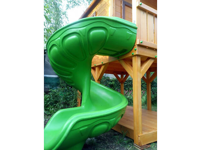 Винтовой спуск пластиковый Турция высота 150 см - Фото 3