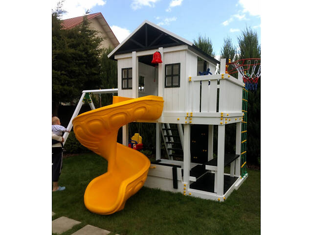 Винтовой спуск пластиковый Турция высота 150 см - Фото 4