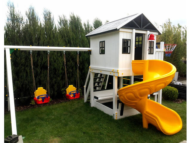 Винтовой спуск пластиковый Турция высота 150 см - Фото 5