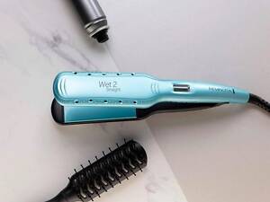 Випрямляч для волосся Remington Wet2Straight S7350 62 Вт блакитний