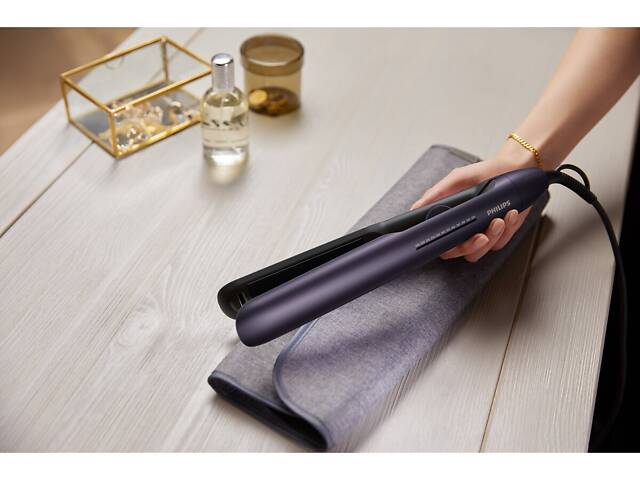 Випрямляч Philips Series 7000, 240В, 120-230С, кераміка, фіолетовий металік (BHS752/00) - Фото 4