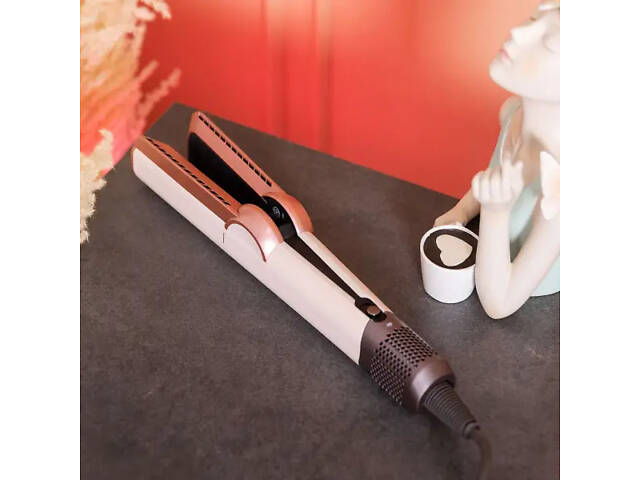 Випрямляч для волосся Airstrait HT 01, бежевий - Фото 9