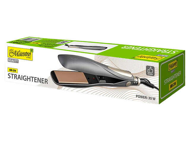 Выпрямитель для волос Maestro 35Вт x 200°C (MR-250) - Фото 3