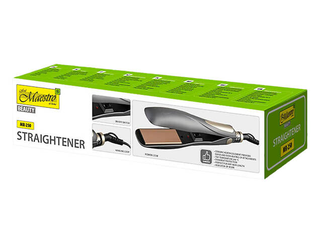 Выпрямитель для волос Maestro 35Вт x 200°C (MR-250) - Фото 4