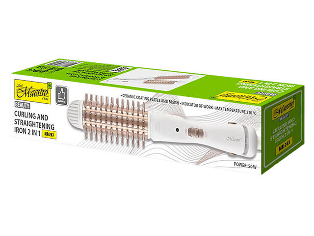 Выпрямитель-плойка Maestro 50Вт x 210°C (MR-263) - Фото 3