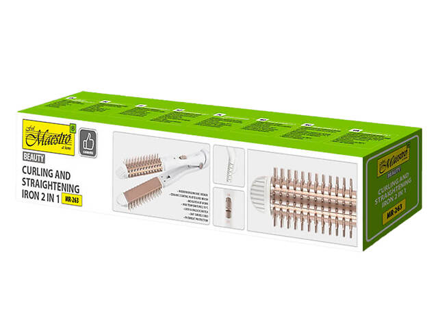 Выпрямитель-плойка Maestro 50Вт x 210°C (MR-263) - Фото 4