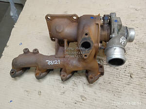 Выпускной коллектор Ford Focus 1.8tdci (I) 1998-2004 000078121 турбина под восстановление