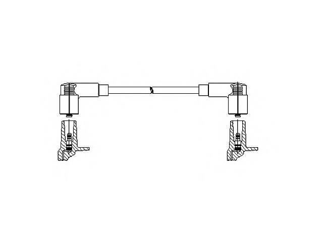 Высоковольтный провод зажигания для моделей: SEAT (CORDOBA, TOLEDO,IBIZA,IBIZA,CORDOBA), VOLKSWAGEN (SANTANA,SCIROCCO,P