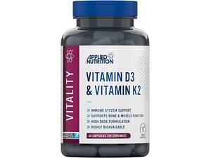 Вітамін D3 та K2 Applied Nutrition Vitamin D3 & K2 60 капсул