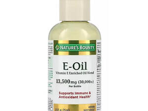 Вітамін E Nature's Bounty Vitamin E-Oil 30000 IU 74 мл 296 порцій (000021700)