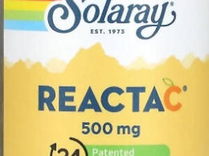 Витамин С Solaray Reacta-C 500 мг 60 капс