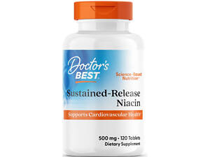 Витамин В3 (ниацин) Doctor's Best Niacin 120 таб