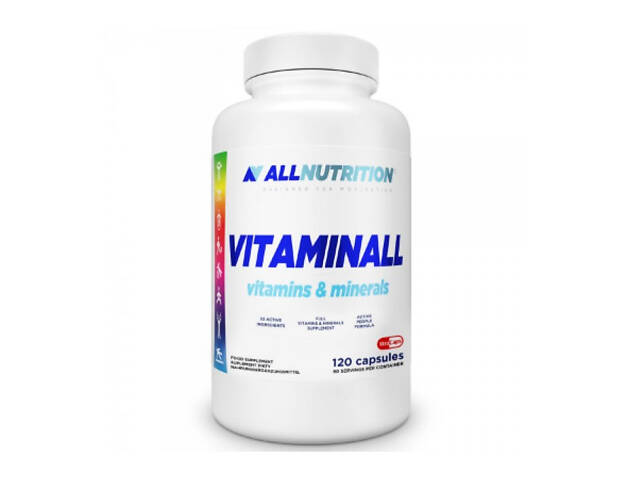 Вітамінно-мінеральний комплекс Allnutrition VitaminALL Vitamins and Minerals 120caps (1086-100-39-0086339-20) - Фото 1