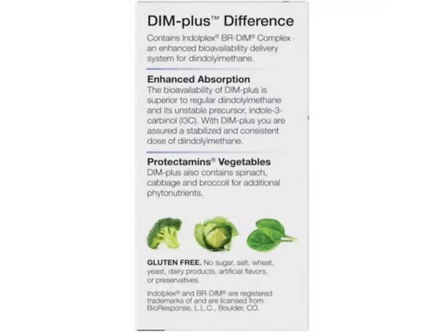 Вітамінно-мінеральний комплекс Nature's Way Метаболізм естрогенів, DIM-plus, Estrogen Metabolism, 60 вегетаріанських капсул (NWY-14) - Фото 3