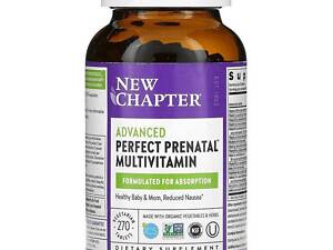 Вітаміни для вагітних, Prenatal Multivitamin, New Chapter, 270 пігулок