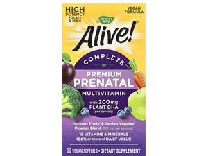 Витамины для беременных и кормящих Nature's Way Prenatal Multi-Vitamin 60 вег гел капс