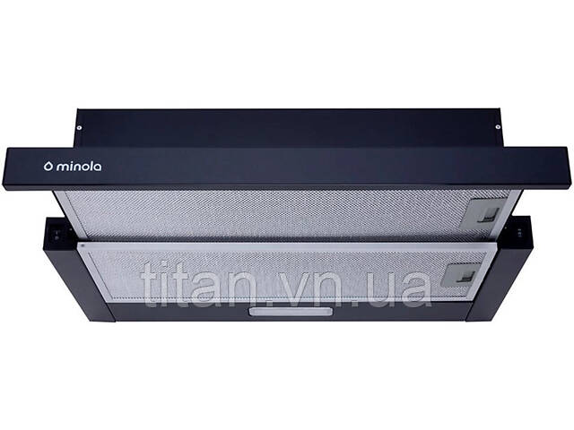 Витяжка Minola HTL 6214 BL 700 LED (телескопічна) - Фото 1