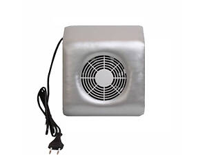 Витяжка SalonHome T-SO30692 для манікюру на 2 мішки настільний манікюрний пилосос Срібляста