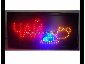 Вивіска світлодіодна Чай 48см*25см