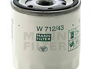 W71243 (MANN) Фильтр масла MANN-FILTER W71243 на SKODA 105,120 (742)