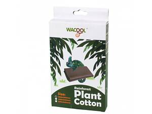 Wacool Подстилка в террариум Wacool Rainforest Plant Cotton M 29х29см, хлопок из тропических лесов