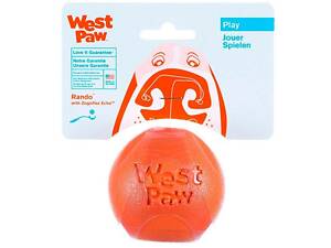 West Paw Rando (Вест Пав Рандо) игрушка для собак большой мяч Оранжевый