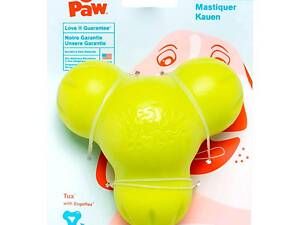 West Paw Tux Treat Toy (Вест Пав Тукс) игрушка для собак с отверстием для лакомств Большой - 13 см., Зелёный