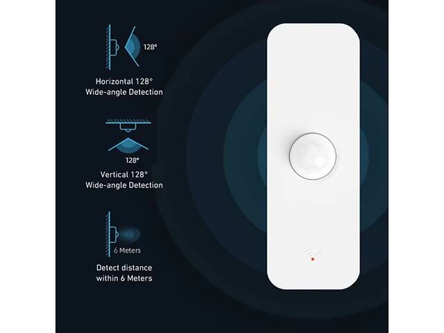 Wifi датчик движения миниатюрный Nectronix P01, до 6 метров, Tuya Smart life app - Фото 5