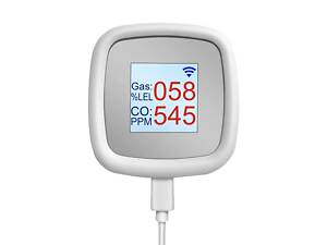Wifi датчик утечки газа Nectronix GLD-20 c экраном и сиреной (101143)