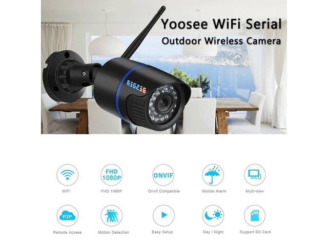 Wifi камера видеонаблюдения беспроводная уличная Besder JW201, 2 Мегапикселя, HD 1080P, SD до 64 Гб - Фото 2