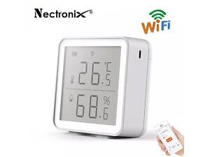 Wifi термометр гігрометр кімнатний з датчиком температури і вологості Nectronix TRD02-01A, додаток Tuya для Android і IOS