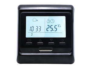 Wi-Fi термостат для газового та електричного котла з LCD дисплеєм Minco Heat MK60L, чорний.