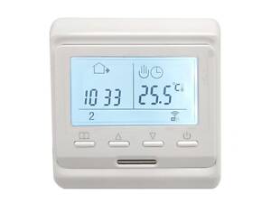 Wi-Fi термостат для газового та електричного котла з LCD дисплеєм Minco HeatMK60L, білий.