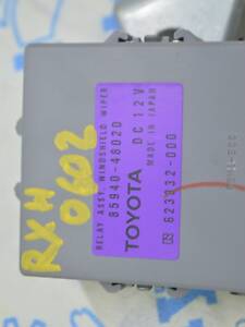 WINDSHIELD WIPER RELAY Управління склоочисниками Lexus RX300 RX330 RX350 RX400H 04-09 (02) 85940-48020