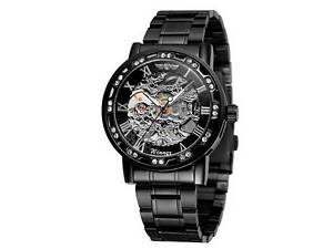 Переможець 8012 Diamonds Automatic Black-Silver