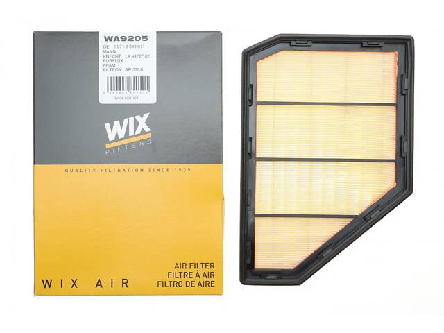 WIX FILTERS WA9205 Воздушный фильтр BMW X5 (G05/F95)/X6 (G06/F96)/X7 (G07) 18- (R) N63 B44 - Фото 2