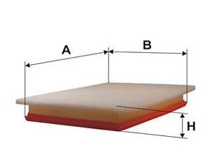 WIX FILTERS WA9403 Фільтр повітряний Opel Astra H/Zafira B 1.6 Turbo/1.7-1.9CDTI 04-15