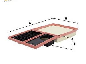 WIX FILTERS WA9545 Фільтр повітряний VW Caddy 1.4 16V 06-10/Golf 1.4 06-13/Skoda Octavia 1.4-1.6 i 04-14