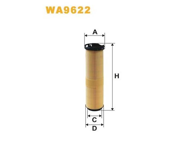 WIX FILTERS WA9622 Воздушный фильтр MB E-class (W211) 2.2CDI OM646 06-09 - Фото 1