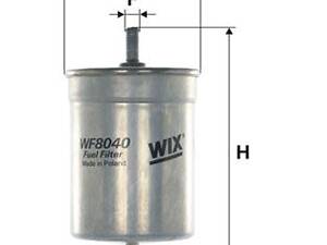 WIX FILTERS WF8040 Топливный фильтр BMW 3 (E21/E30/E36)/5 (E12/E28/E34)/7 (E23/E32) 1.0-6.0 73-13 M10/M40/M20/M52