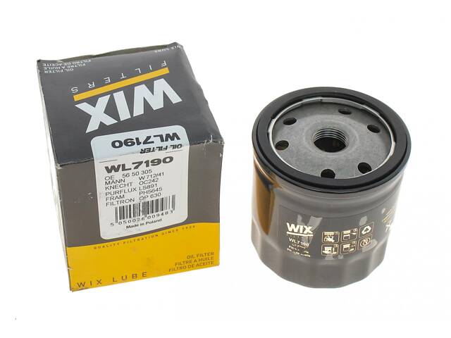 WIX FILTERS WL7190 Масляный фильтр Opel Astra G 1.7TD 94-05 - Фото 3