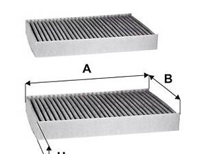 WIX FILTERS WP2209 Фільтр салону BMW 5 (G30/F90)/7 (G11/G12) 15- (вугільний) (к-кт 2 шт.)